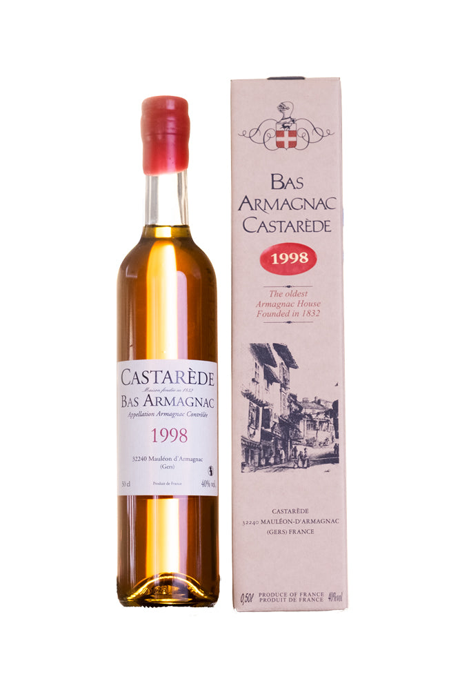 Armagnac Castarède 1998 mit Geschenke-Box