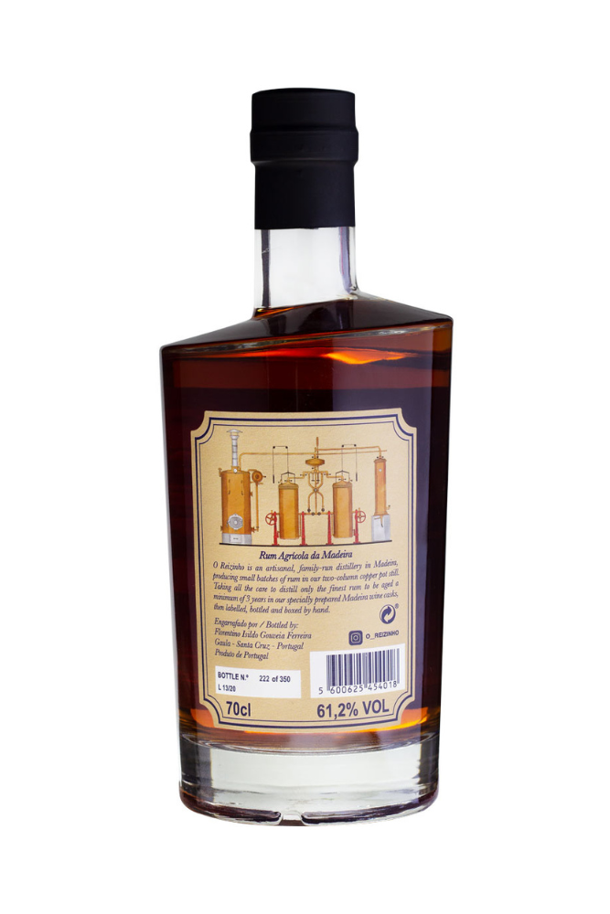 
                  
                    O REIZINHO Madeira Cask Strength Rum | 3YO
                  
                